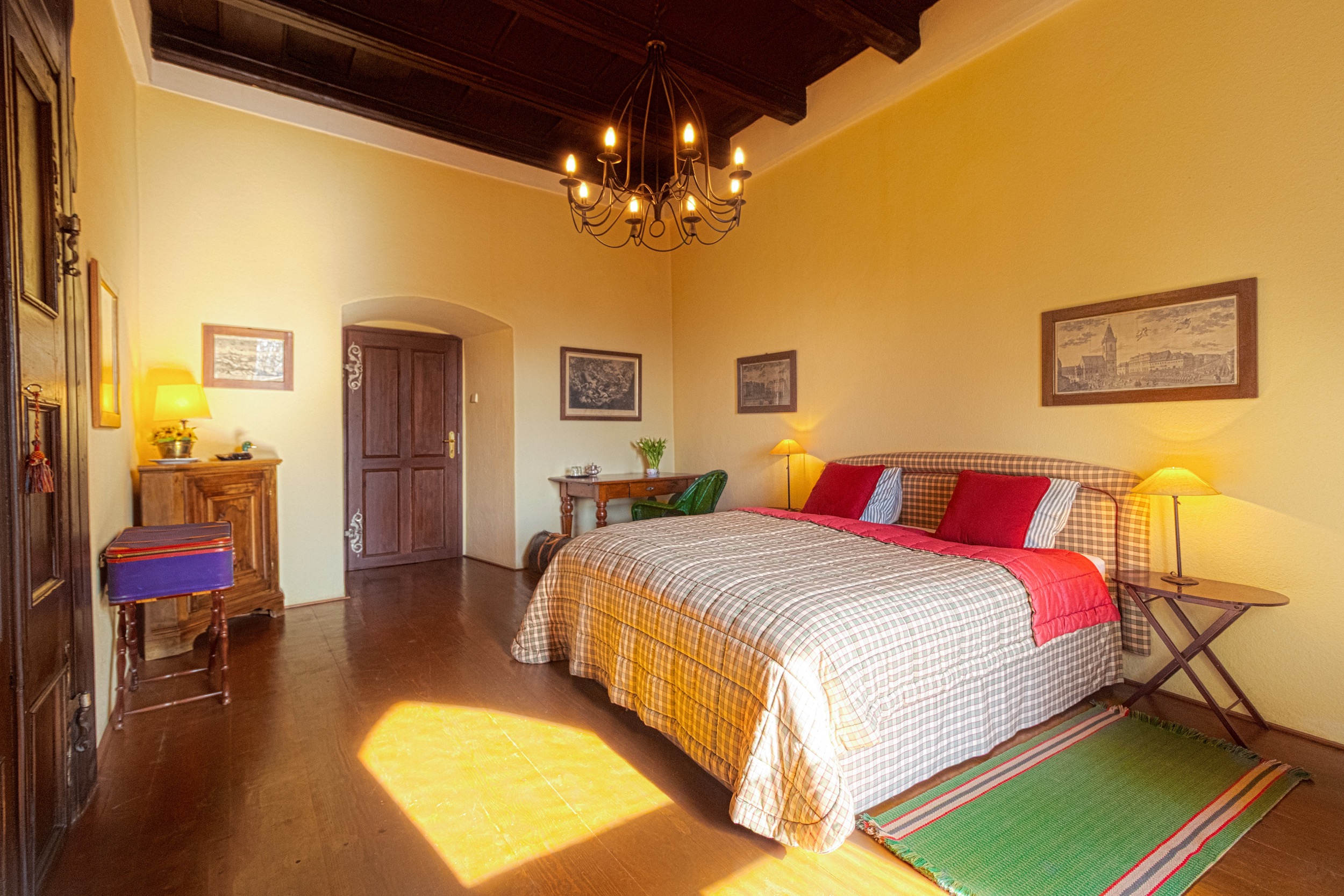Cerveny Hradek castle doublebed